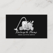 ハウスクリーニングメイドサービスシルバーハウスキーピング 名刺 (正面)