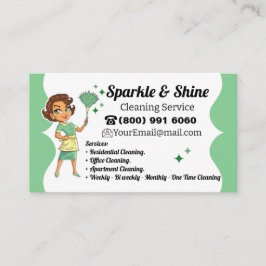 ハウスクリーニングメイドサービスジャナイターハウスキーピング 名刺