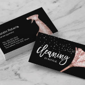 ハウスクリーニングメイドサービスバラ金ゴールドダスター 名刺