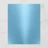 ハウスクリーニングメイドサービスモダンライトブルー チラシ (裏面)