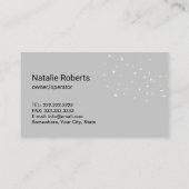 ハウスクリーニングメイドフェザーダスターハウスキーピング 名刺 (裏面)