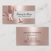 ハウスクリーニングモダンバラ金ゴールドメイドサービス 名刺 (正面/裏面)