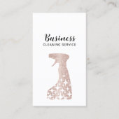 ハウスクリーニングラグジュアリーバラ金ゴールドスプレークリーナー 名刺 (正面)