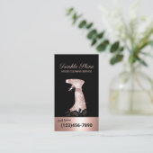 ハウスクリーニングラグジュアリーバラ金ゴールドハウスキーピング 名刺 (スタンド正面)