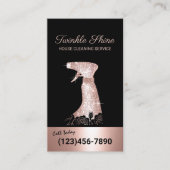 ハウスクリーニングラグジュアリーバラ金ゴールドハウスキーピング 名刺 (正面)