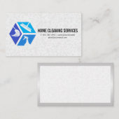 ハウスクリーニングロゴ | タイル風呂 名刺 (正面/裏面)