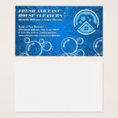 ハウスクリーニングロゴ |バブル (正面&裏面)