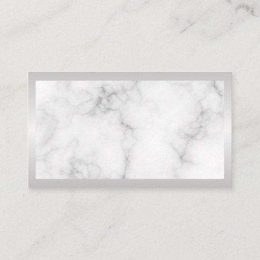 ハウスクリーニングロゴ | 大理石 名刺 (裏面)