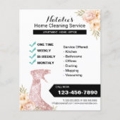 ハウスクリーニングヴィンテージフローラハウスキーピング チラシ (正面)