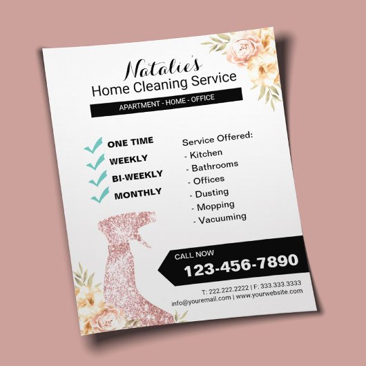 ハウスクリーニングヴィンテージフローラハウスキーピング チラシ