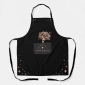 ハウスクリーニング偽ステッチされたポケット羽毛ダスター エプロン (正面)