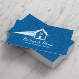 ハウスクリーニング圧力洗浄ブルークリーニング 名刺