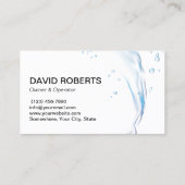 ハウスクリーニング清掃サービス水流 名刺 (裏面)