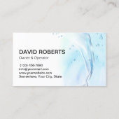 ハウスクリーニング清潔な水の流れを維持 名刺 (裏面)