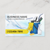 ハウスクリーニング清潔な水の流れを維持 名刺 (正面)