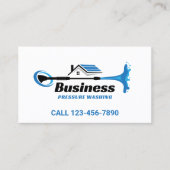 ハウスクリーニング無圧洗浄力洗浄機 名刺 (正面)