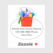 ハウスクリーニング連絡業務シール シール (シート)