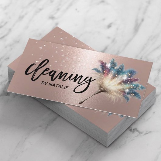 ハウスクリーニング魔法メイドサービスバラ金ゴールド 名刺