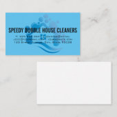 ハウスクリーニング バブルズ ロゴ 名刺 (正面/裏面)