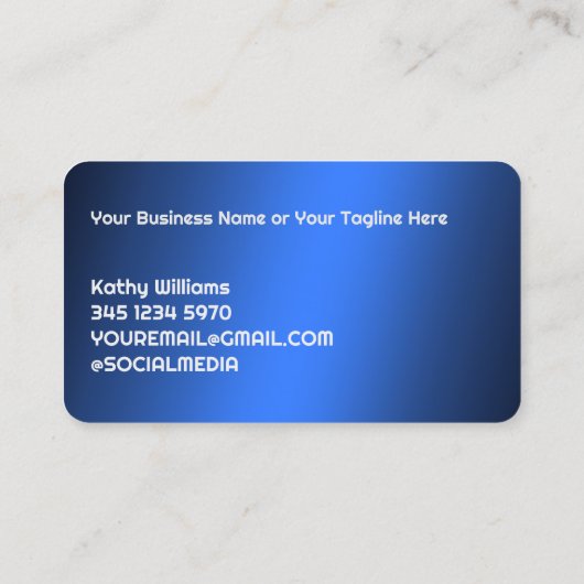 ハウスクリーニング 名刺 (裏面)