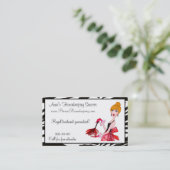 ハウスクリーニングDiva名刺 名刺 (スタンド正面)