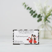 ハウスクリーニングDiva名刺 名刺 (スタンド正面)