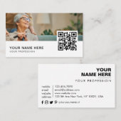 ハウスケアサービスQRコードプロフェッショナル 名刺 (正面/裏面)