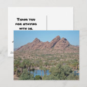 ハウスゲストへの感謝 ポストカード (正面/裏面)