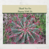 ハウスゲストサンキューレッドグリーンサボリューション ビールラベル (シングルラベル)