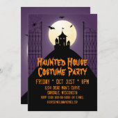 ハウスコスメ幽霊のよく出るパーティーハロウィーン 招待状 (正面/裏面)