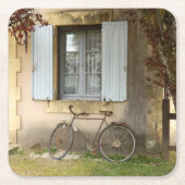 ハウスコフランスのースター スクエアペーパーコースター (正面)