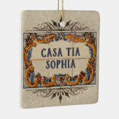 ハウスシスペインのャンセラミックオーナメント セラミックオーナメント (右)