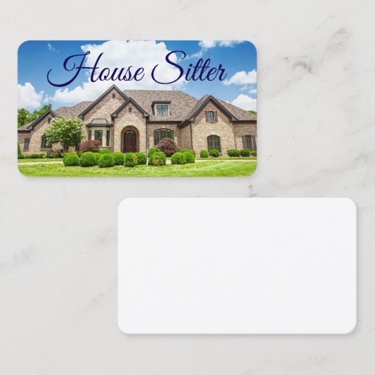 ハウスシッターの名刺 名刺 (正面/裏面)