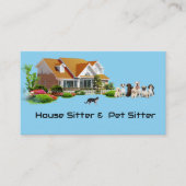 ハウスシッター&ペットシッター 名刺 (正面)