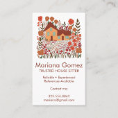 ハウスシティングガーデンファームハウスカスタム 名刺 (正面)