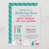 ハウスシャワーを予約する 招待状 (正面/裏面)