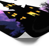 ハウスシ幽霊のよく出るョーラーハローウィンパーティ ポスター (角)