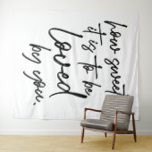 ハウススウィートイッツ ウェディングパーソナライズド バックドロップ タペストリー (インサイチュ(横))