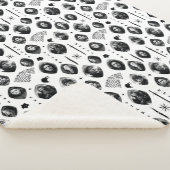 ハウススタークのアイコン&ポートレートパターン シェルパブランケット (3/4)