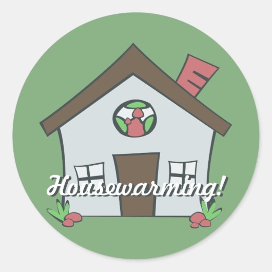 ハウスステッカー ラウンドシール (正面)