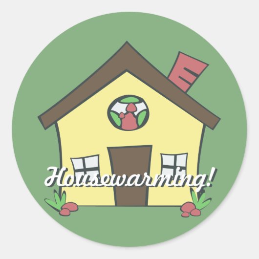 ハウスステッカー ラウンドシール (正面)