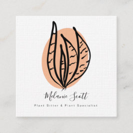 ハウススネーク植物専門植物学者 スクエア名刺