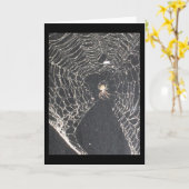 ハウススパイダーグリーティングカード カード (黄色い花)