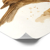 ハウススプ魅力的ローウォーターのカラーポートレート ポスター (角)