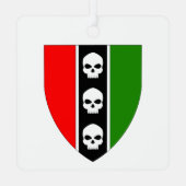 ハウススリーズスカルセラミックオーナメント メタルオーナメント (裏面)