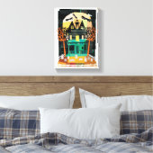 ハウスス幽霊のよく出るポックス キャンバスプリント (インサイチュ (寝室))