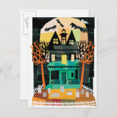 ハウスス幽霊のよく出るポックス ポストカード (正面/裏面)