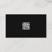 ハウスズ絵画カンパニーブラック |金ゴールド 名刺 (裏面)