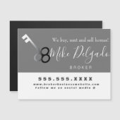 ハウスセールスレンタルブローカービジネス鍵ロゴ (正面/裏面)