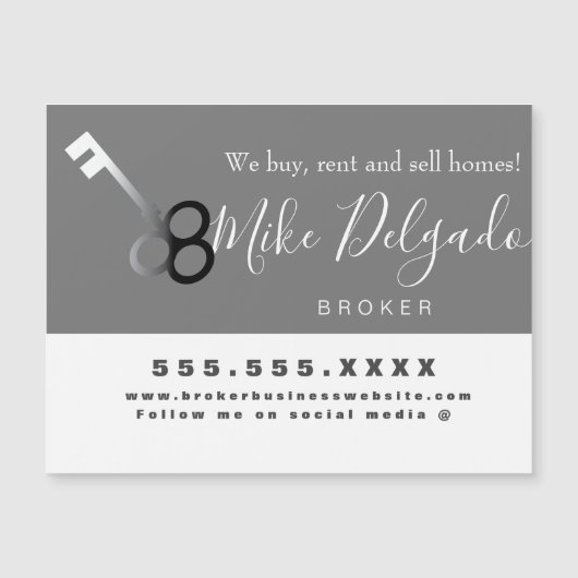 ハウスセールスレンタルブローカービジネス鍵ロゴ (正面)